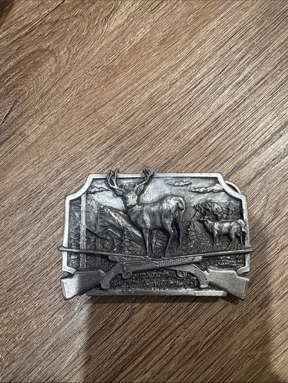 Deer belt buckle